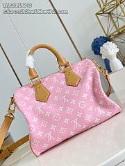 LV Speedy P9 Bandouliere 30 Candy Pink Calf Leather M13914 - 32x22.5x18cm - 2