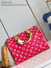 LV Speedy P9 Bandouliere 30 Red Calf Leather M14067 - 32x22.5x18cm - 5