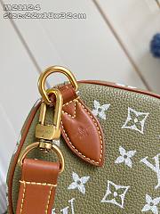 LV Speedy P9 Bandouliere 30 Green Sencha Calf Leather M15241 - 32x22.5x18cm - 5