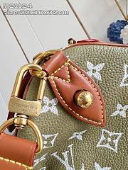 LV Speedy P9 Bandouliere 30 Green Sencha Calf Leather M15241 - 32x22.5x18cm - 3