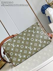 LV Speedy P9 Bandouliere 30 Green Sencha Calf Leather M15241 - 32x22.5x18cm - 2