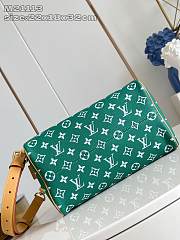 LV Speedy P9 Bandouliere 30 Green Calf Leather M14077 - 32x22.5x18cm - 3