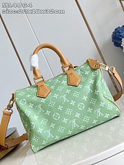 LV Speedy P9 Bandouliere 30 Frozen Lime Calf Leather M14064 - 32x22.5x18cm - 5