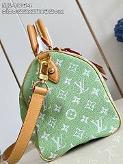 LV Speedy P9 Bandouliere 30 Frozen Lime Calf Leather M14064 - 32x22.5x18cm - 2