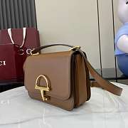 Gucci Siena Small Shoulder Bag Brown - 22.5x14x8cm - 5