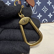 LV Speedy P9 Bandouliere 30 Calf Leather Navy Blue M15282 - 32x22.5x18cm - 2