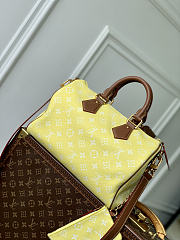 LV Speedy P9 Bandouliere 30 Yellow Calf Leather M15243 - 32x22.5x18cm - 6