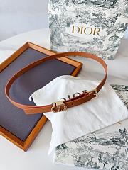 Dior 30 Montaigne Loop Belt Brown Calfskin 15mm - 1