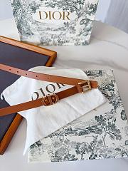 Dior 30 Montaigne Loop Belt Brown Calfskin 15mm - 6