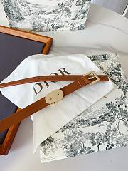 Dior 30 Montaigne Loop Belt Brown Calfskin 15mm - 2