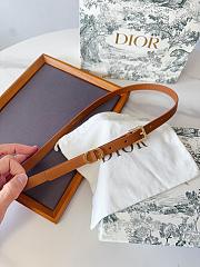 Dior 30 Montaigne Loop Belt Brown Calfskin 15mm - 4