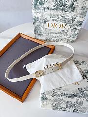 Dior 30 Montaigne Loop Belt Latte Calfskin 15mm - 1