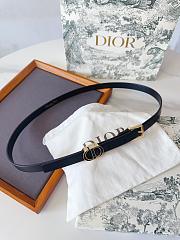 Dior 30 Montaigne Loop Belt Black Calfskin 15mm - 4