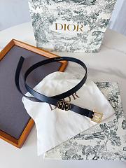 Dior 30 Montaigne Loop Belt Black Calfskin 15mm - 3