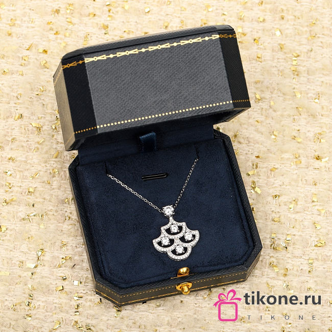 Graff Icon Silhouette Diamond Pendant White Gold  - 1