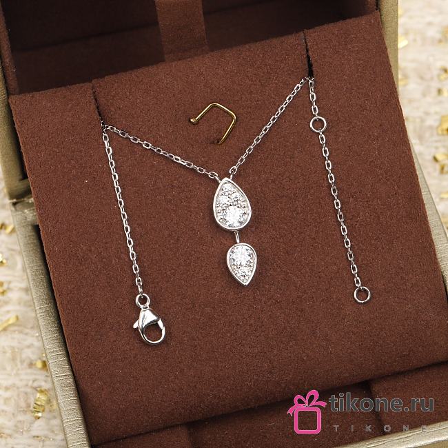 Chaumet Josephine Ronde D'Aigrettes Pendant White Gold Diamonds 083851 - 1