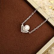 Chaumet Josephine Aigrette Pendant White Gold Pearl Diamonds 085788 - 5