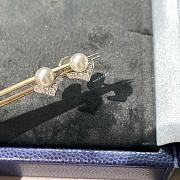 Chaumet Josephine Aigrette Earrings White Gold Pearl Diamonds 085046 - 1