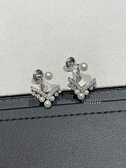Chaumet Josephine Aigrette Earring White Gold Pearls Diamonds 083293 - 1