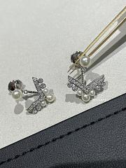 Chaumet Josephine Aigrette Earring White Gold Pearls Diamonds 083293 - 2