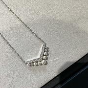 Chaumet Josephine Aigrette Pendant White Gold Pearls Diamonds 084966 - 4