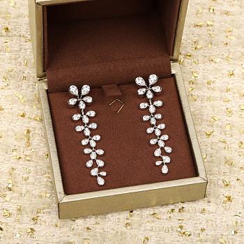 Chaumet Josephine Aigrette Imperiale Earrings Offering Multiple Portes White Gold Diamonds 083838