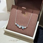 Chaumet Josephine Ronde D'Aigrettes Necklace White Gold Aquamarines Diamonds 084379 - 6
