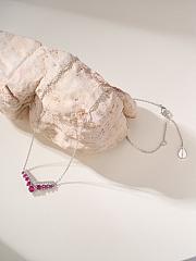 Chaumet Josephine Aigrette Pendant White Gold Rubies Diamonds 085531 - 4