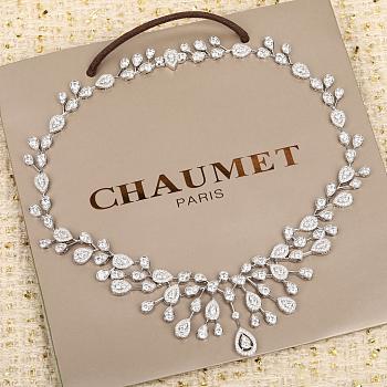 Chaumet Josephine Aigrette Imperiale Necklace White Gold Diamonds 085943