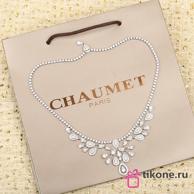 Chaumet Josephine Aigrette Imperiale Necklace White Gold Diamonds 083103 - 1