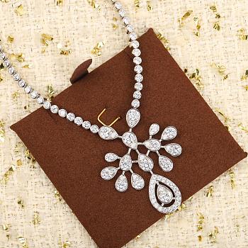 Chaumet Josephine Aigrette Imperiale Pendant White Gold Diamonds 083166