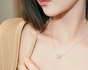 Graff Wild Flower Large Diamond Pendant White Gold RGP774 - 6