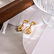 LV Blooming Earrings Gold M64859  - 3