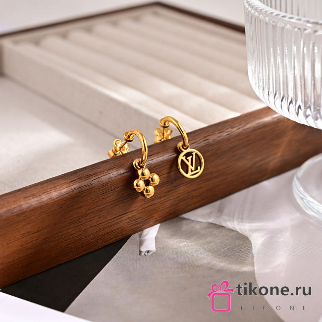 LV Blooming Earrings Gold M64859  - 1