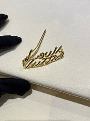 LV Script Barrette Gold M03251  - 1