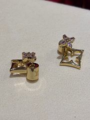 LV Flowergram Strass Earrings Gold M03241  - 6