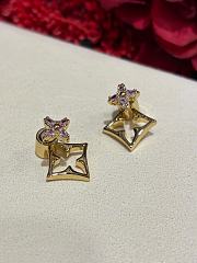 LV Flowergram Strass Earrings Gold M03241  - 4