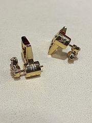 LV Flowergram Strass Earrings Gold M03241  - 3