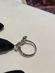 LV Louisette Signature Strass Ring White Gold M1800L  - 2