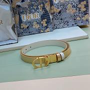 Dior 30 Montaigne Reversible Belt Dark Brown and Black Smooth Calfskin 20mm - 4