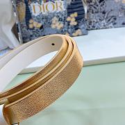 Dior 30 Montaigne Reversible Belt Dark Brown and Black Smooth Calfskin 20mm - 3