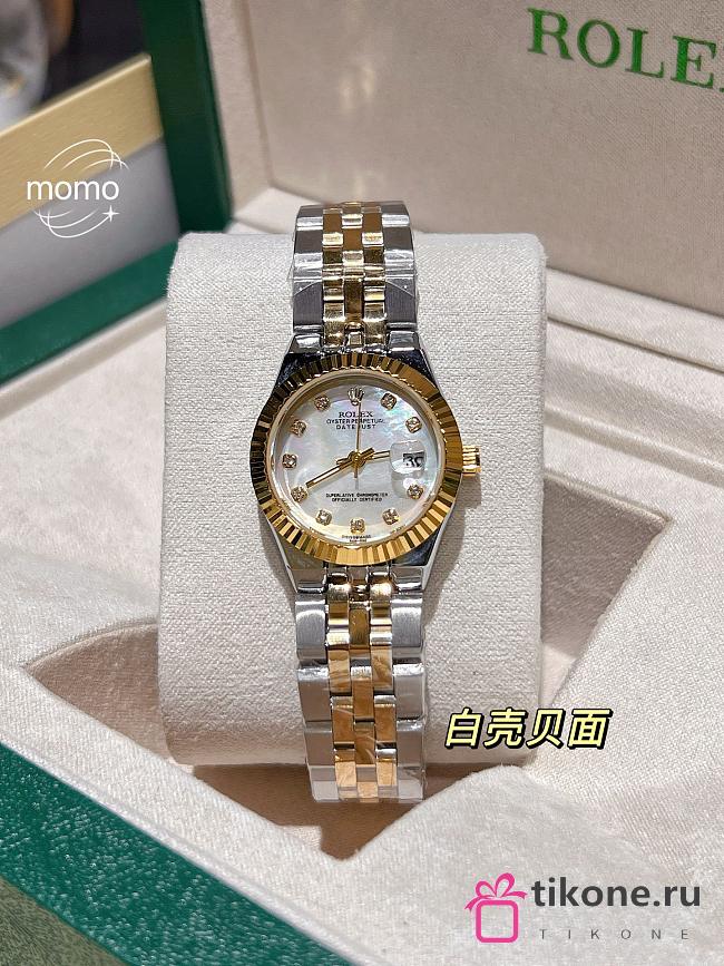 Rolex Lady-Datejust Oyster 28mm White-Yellow Gold 279173 - 1