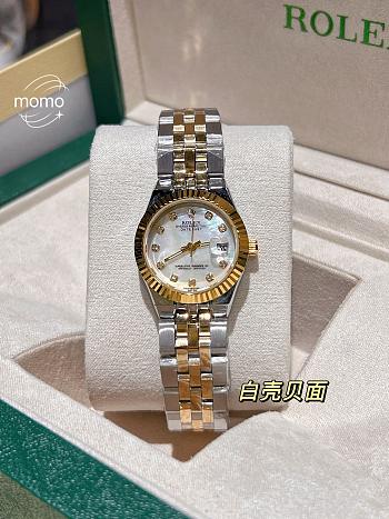 Rolex Lady-Datejust Oyster 28mm White-Yellow Gold 279173
