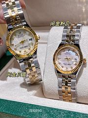 Rolex Lady-Datejust Oyster 28mm White-Yellow Gold 279173 - 5