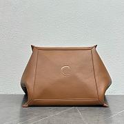 Celine Medium Cube Bag In Supple Calfskin Brown - 36x 35.5x34cm - 5