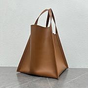 Celine Medium Cube Bag In Supple Calfskin Brown - 36x 35.5x34cm - 3