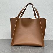 Celine Medium Cube Bag In Supple Calfskin Brown - 36x 35.5x34cm - 4