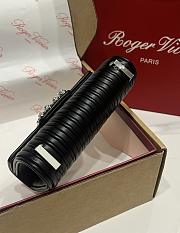 Roger Vivier Jewel Efflorescence Mini Bag in Leather Black - 19x12x6cm - 6