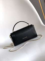 Bvlgari Serpenti Forever Phone Case In Black Calf Leather - 19x10x3.5cm - 6