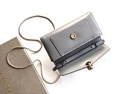 Bvlgari Serpenti Forever Phone Case In Gray Calf Leather - 19x10x3.5cm - 4